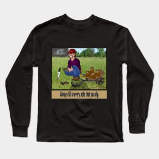 Metal Detecting Rules 2 Long Sleeve T-Shirt